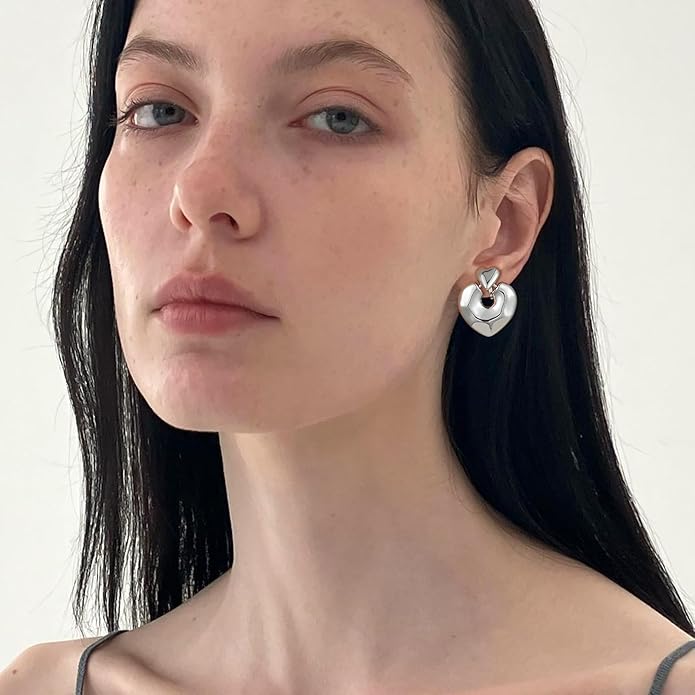 Clip on Earrings for Women Hypoallergenic Statement Retro Clip Earrings 14K Gold/Silver Plated Hoop Dangle Earrings 5A Cubic Zirconia Round Multiple Styles for Women Fashion Trendy Jewelry Gifts