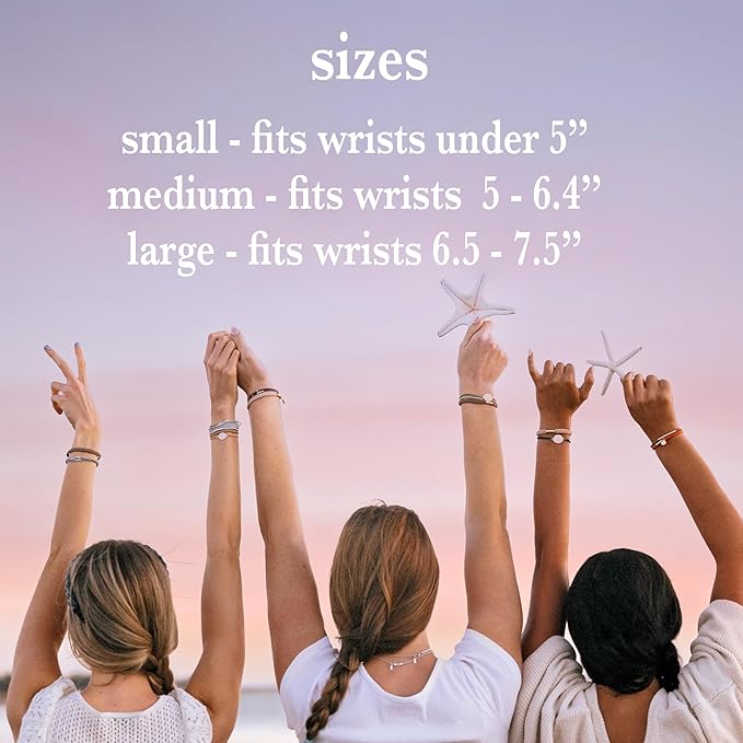 K'lani Hair Tie Bracelets for Women - Elastic Hair Bands That Double as Stylish Jewelry - Rise - Medium