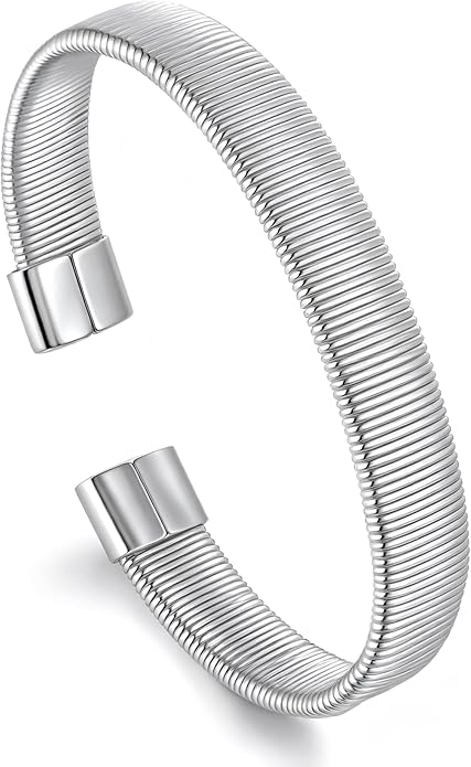 hotoo Minimalist Cuff Bracelets for Women Stackable Bracelet Christmas