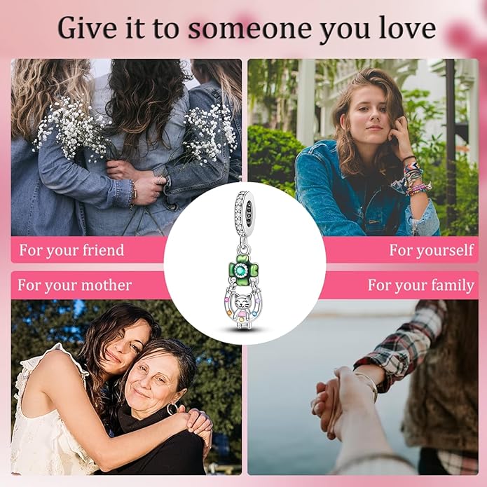 MULA 925 Sterling Silver Charms for Bracelets and Necklaces Airplane Passport Dangle Pendants Beads Butterfly Dragonfly Charms Jewelry Charm for Women
