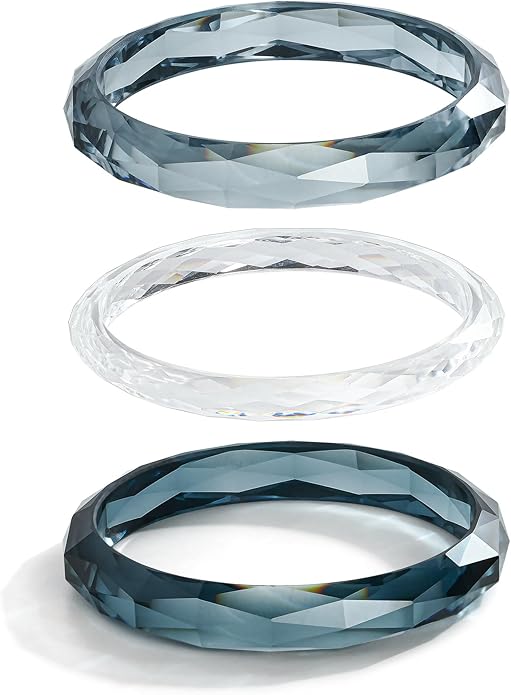 Acrylic Resin Bangles Bracelets for Women Wide Irregular Geometric Wristband Statement Bracelet Punk Chunky Acrylic Resin Bangle