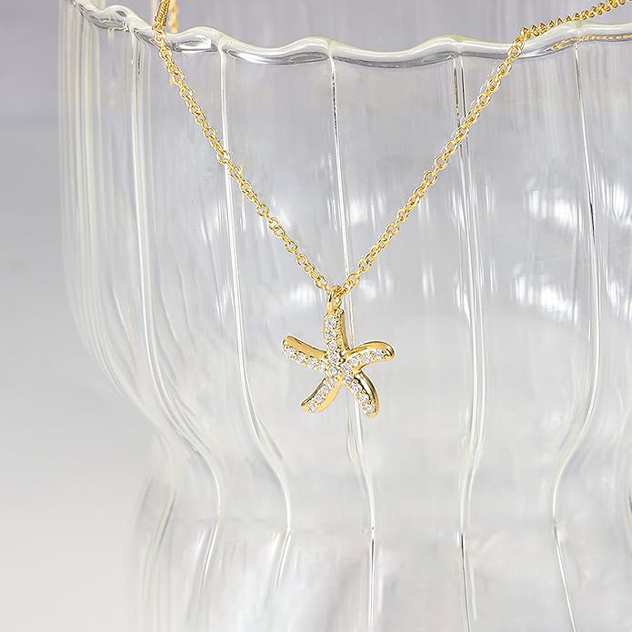 14K Gold Plated Dainty Pendant Butterfly Bead Boot Bee Baseball Flower Compass Airplane Heart Hummingbird Tree Necklace Simple Jewelry Gift for Women