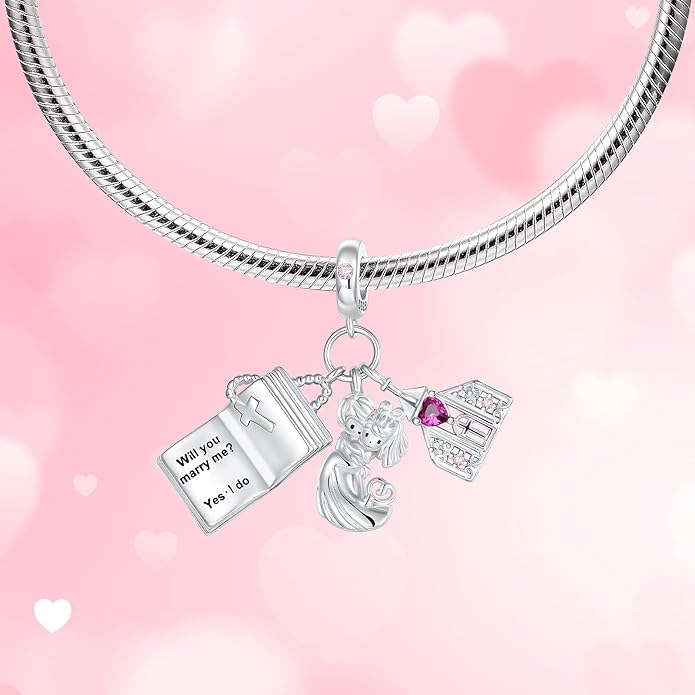 925 Sterling Silver Charms for Bracelets and Necklaces Charms for Women Fashion Jewelry for Women Friend and Mother