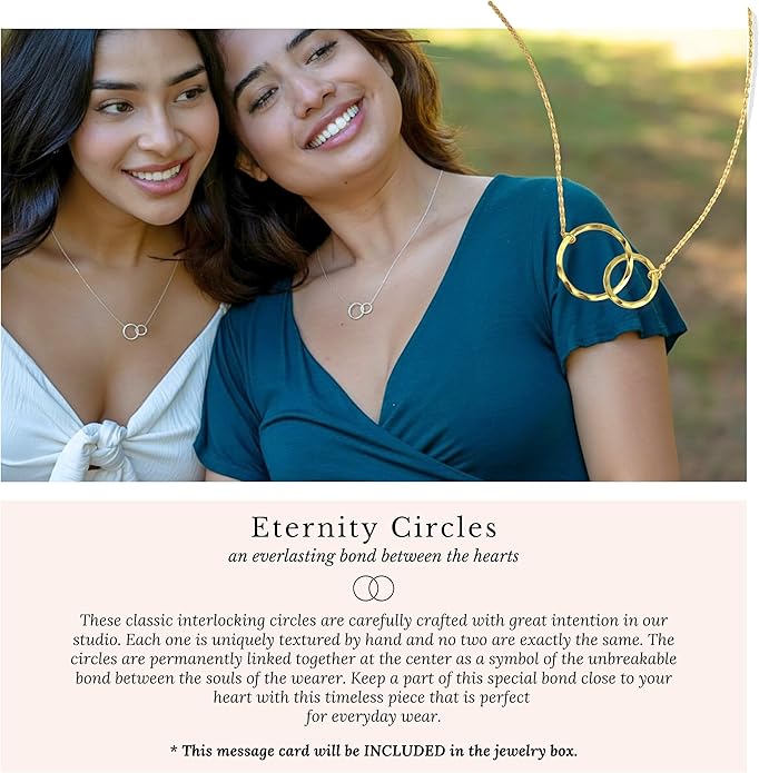 HOPE LOVE SHINE Best Friend Gift for Women - Meaningful BFF Friendship Necklace, Jewelry 16+2", 14k Gold Plated Sterling Silver