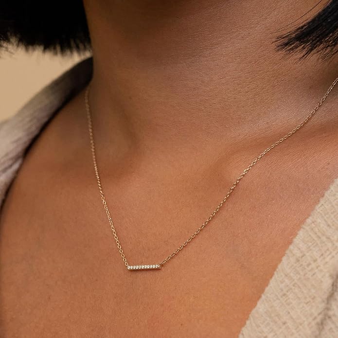 14K Gold Plated Dainty Pendant Butterfly Bead Boot Bee Baseball Flower Compass Airplane Heart Hummingbird Tree Necklace Simple Jewelry Gift for Women