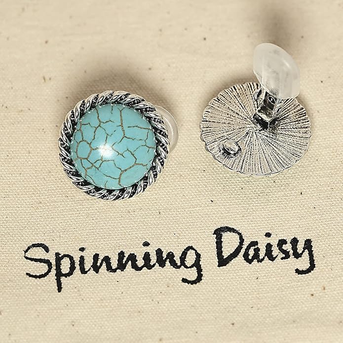 Spinningdaisy Clip On Earrings for Women | Non Pierced Earrings for Wedding