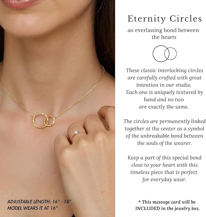 HOPE LOVE SHINE Encouraging Gift for Women - Courage, Strength, Motivational, Inspirational Necklace, Jewelry 16+2", 14k Gold Plated Sterling Silver