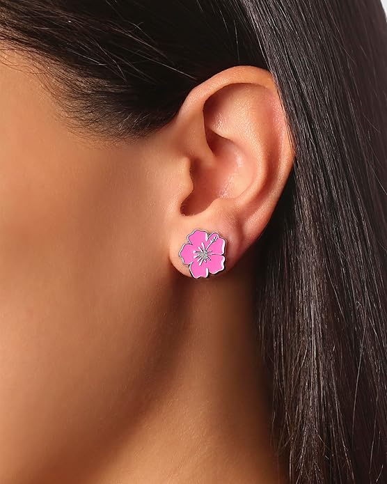 Disney Stitch and Angel Clip-On Earrings Official License, 3-Pack Stitch Gift Set, Valentines Earrings