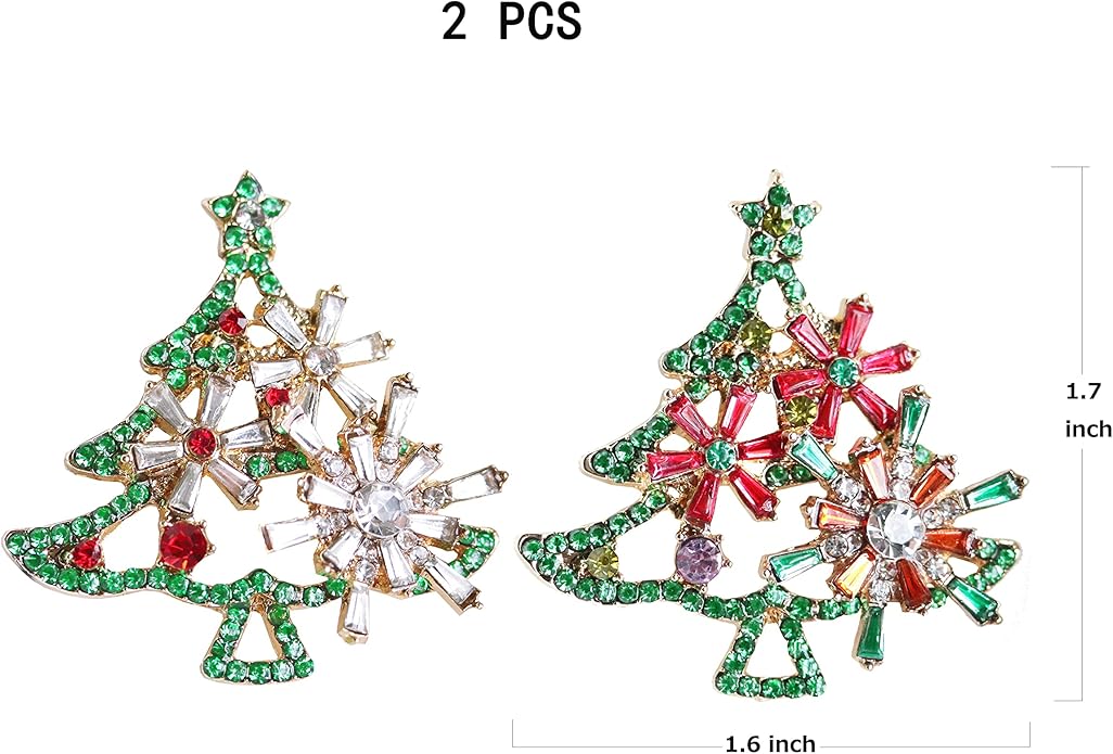Brooch Pins for Women Girls Fashion Flower Crystal Rhinestone Pearl Jewelry