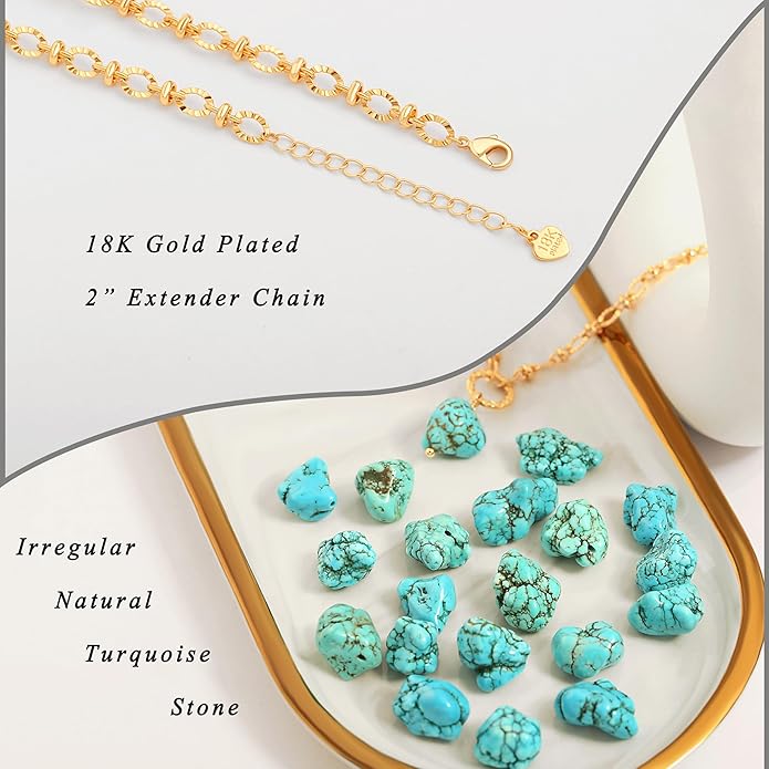 Aobei Pearl 18K Gold Plated Moon Star Lion Evil Eye Love Heart Cross Pendant Necklace Medallion Paperclip Chian Choker Layering Jewery for Women