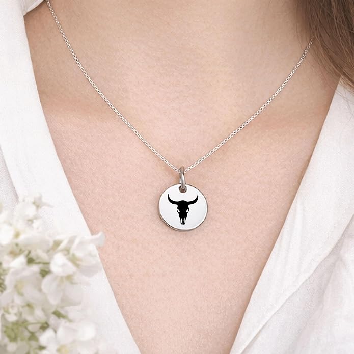 SM Design Western Charm Set of 4 – Stainless Steel Western Charms for Bracelets & Necklaces – Cowgirl, Ranch & Country Style Jewelry Charms – Western Gift for Women & Moms