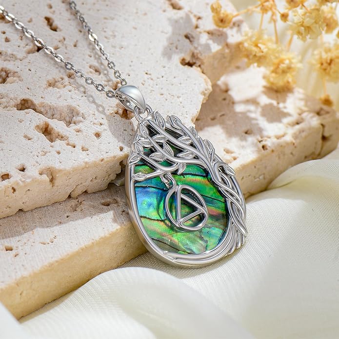 Jewish Jewelry Tree of Life Necklace 925 Jewish Sterling Silver Pendant Necklace Women Gift
