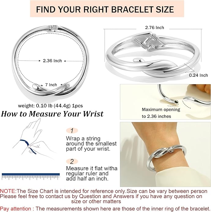 2Pcs Bangle Bracelets for Women Gold Arm Cuff 14k Gold Plated Chunky Gold Bangle Set Hinged Cuff Bracelets Trendy Arm Cuff Jewelry for Women