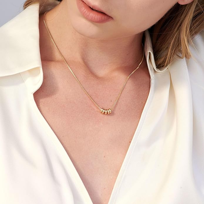 14K Gold Plated Dainty Pendant Butterfly Bead Boot Bee Baseball Flower Compass Airplane Heart Hummingbird Tree Necklace Simple Jewelry Gift for Women