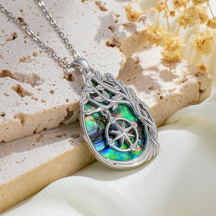 Jewish Jewelry Tree of Life Necklace 925 Jewish Sterling Silver Pendant Necklace Women Gift
