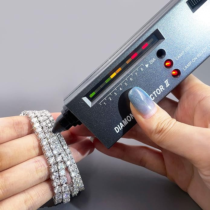 5.2-17 Carats Moissanite Diamond Tennis Bracelet for Women Men 18k White Gold Gold Plated 925 Sterling Silver Bracelet 3mm/4mm/5mm DEF Color VVS Round Cut Lab Created Moissanite Diamond Bracelet with GRA Certificate