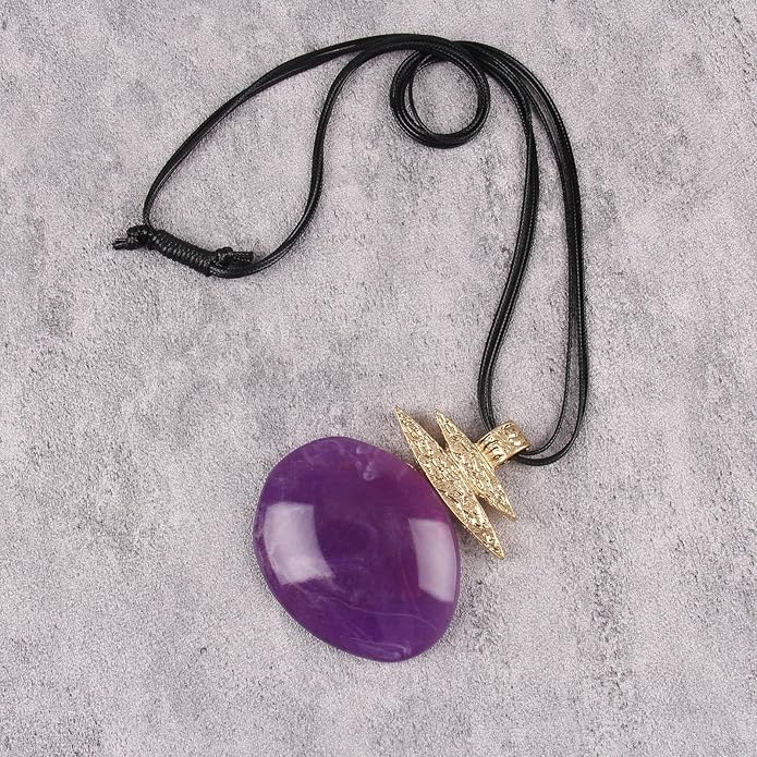 Boho Leather Necklace Women Bohemian Brown Circle Pendant Necklace Choker Long Necklaces for Women Boho Ring Large Pendant