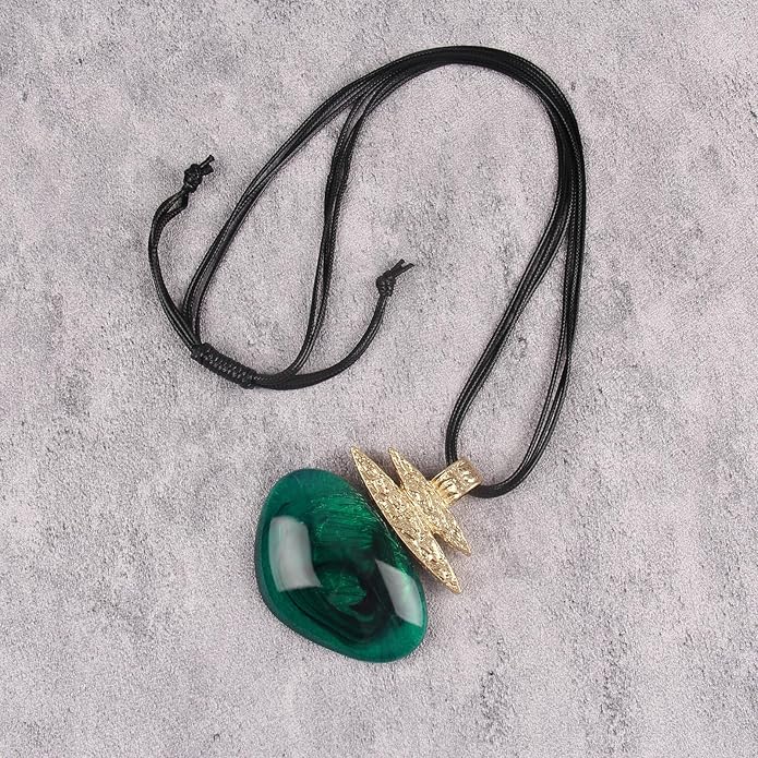 Boho Leather Necklace Women Bohemian Brown Circle Pendant Necklace Choker Long Necklaces for Women Boho Ring Large Pendant
