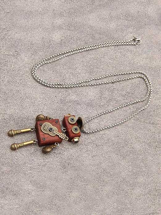 GelConnie Boho Necklaces for Women Vintage Silver Circles Long Pendant Necklace Cowgirl Sweater Necklace Adjustable Leather Choker Necklace for Women