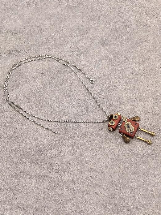 GelConnie Boho Necklaces for Women Vintage Silver Circles Long Pendant Necklace Cowgirl Sweater Necklace Adjustable Leather Choker Necklace for Women